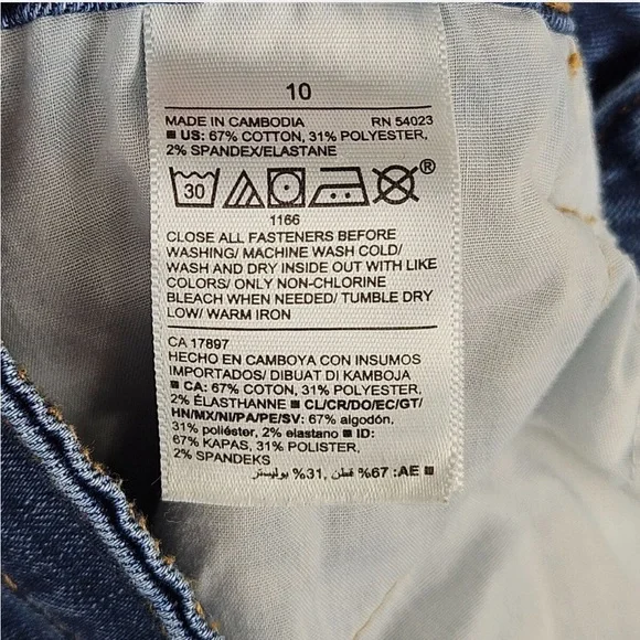 Old navy Kicker boot cut mid rise size 10 regular - Picture 4 of 4